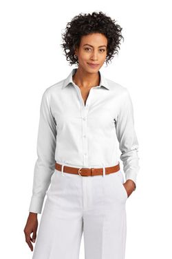 Brooks Brothers ® Women's Wrinkle-Free Stretch Pinpoint Shirt BB18001 Brooks Brothers ® Women's Wrinkle-Free Stretch Pinpoint Shirt BB18001