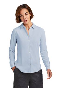 Brooks Brothers ® Women's Full-Button Satin Blouse BB18007 Brooks Brothers ® Women's Full-Button Satin Blouse BB18007