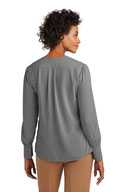 Brooks Brothers ®  Women's Open-Neck Satin Blouse BB18009