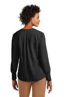 Brooks Brothers ®  Women's Open-Neck Satin Blouse BB18009