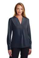Brooks Brothers ®  Women's Open-Neck Satin Blouse BB18009