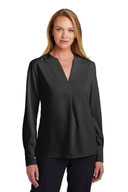 Brooks Brothers ®  Women's Open-Neck Satin Blouse BB18009