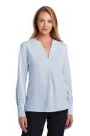 Brooks Brothers ®  Women's Open-Neck Satin Blouse BB18009
