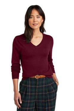 Brooks Brothers ® Women's Washable Merino V-Neck Sweater BB18411 Brooks Brothers ® Women's Washable Merino V-Neck Sweater BB18411