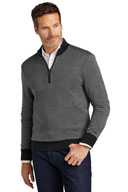 Brooks Brothers ®  Washable Merino Birdseye 1/4-Zip Sweater BB18412