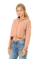 BELLA+CANVAS  ®  Women's Sponge Fleece Cropped Fleece Hoodie. BC7502
