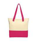 Port Authority Colorblock Cotton Tote. BG414
