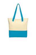 Port Authority Colorblock Cotton Tote. BG414