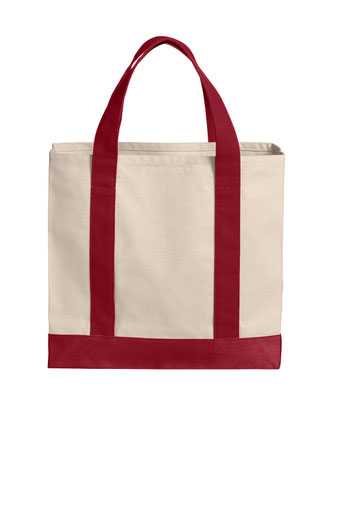 Port Authority ®  Cotton Canvas Two-Tone Tote BG429