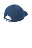 Port Authority  Sandwich Bill Cap with Striped Closure.  C830