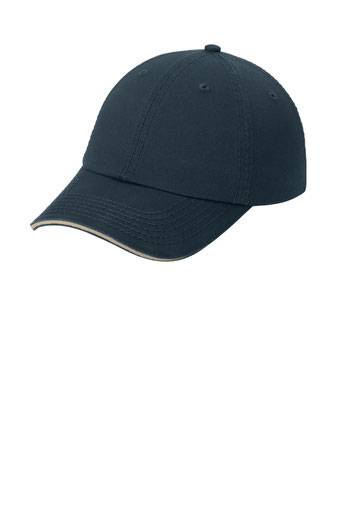 Port & Company ®  - Washed Twill Sandwich Bill Cap.  CP79