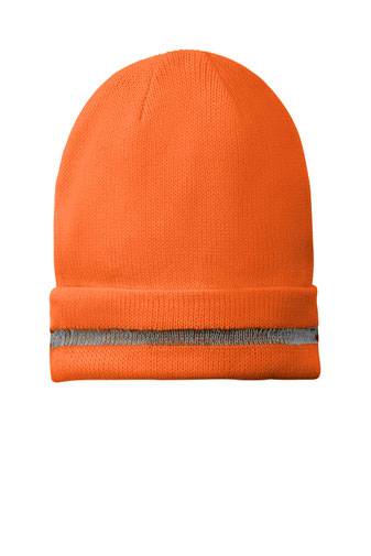 CornerStone ®  - Enhanced Visibility Beanie with Reflective Stripe.  CS800