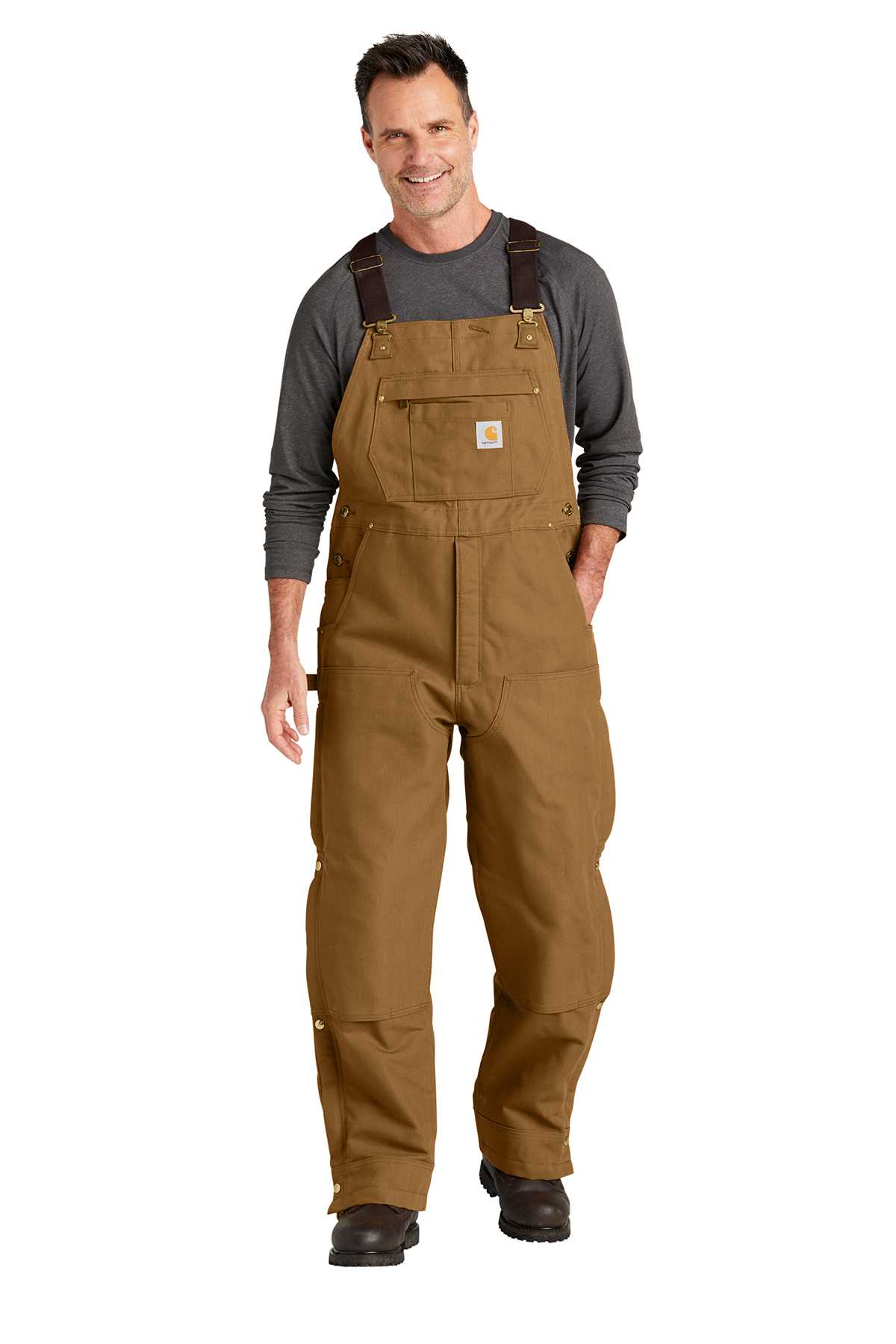 Carhartt ®  Short Firm Duck Insulated Bib Overalls CTS106672