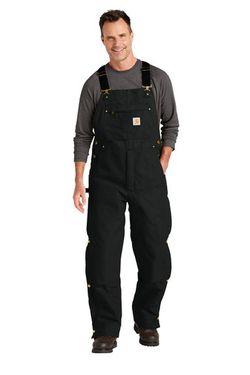 Carhartt ® Tall Firm Duck Insulated Bib Overalls CTT106672 Carhartt ® Tall Firm Duck Insulated Bib Overalls CTT106672