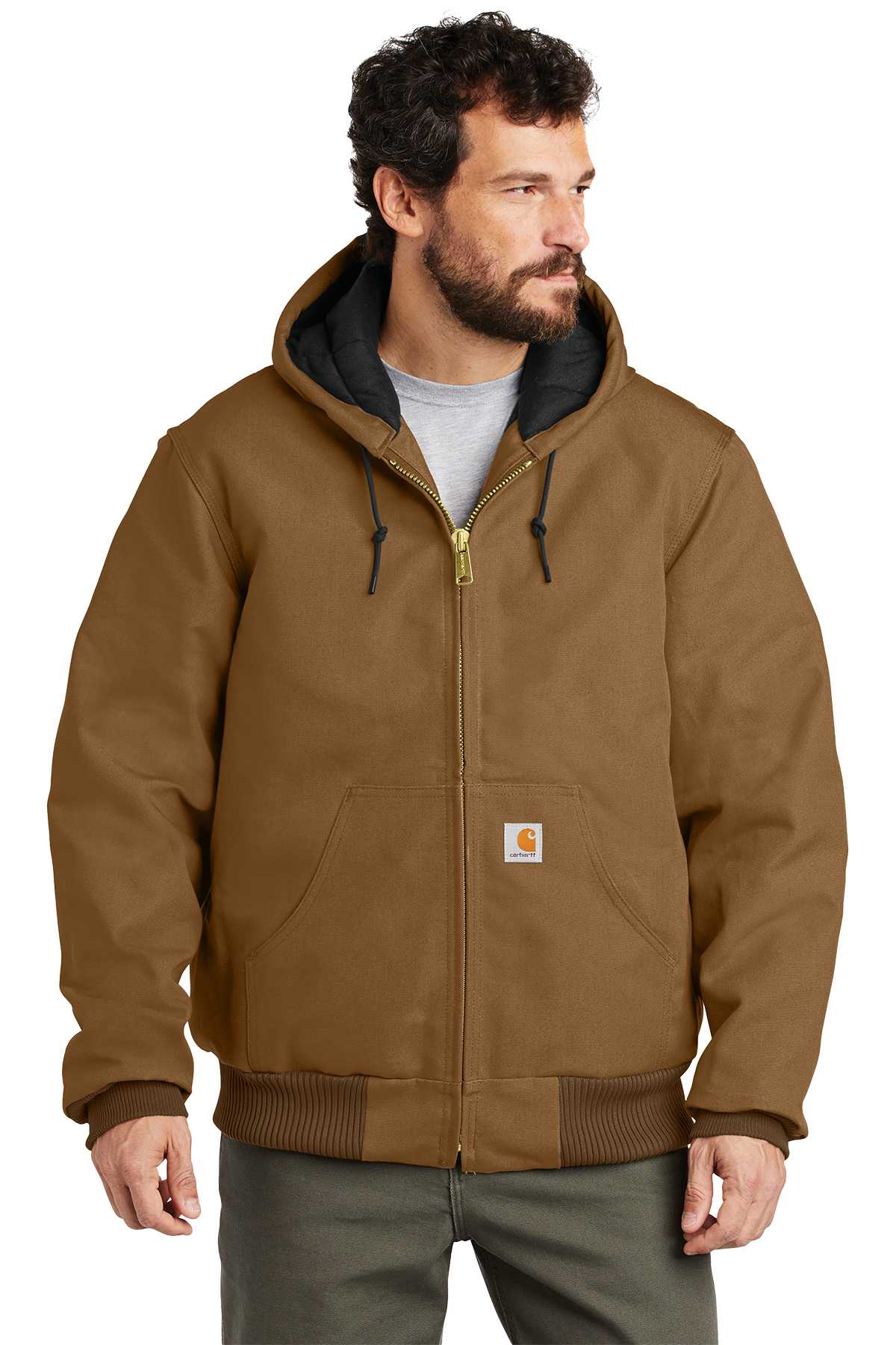 Carhartt  ®  Tall Quilted-Flannel-Lined Duck Active Jac. CTT106677