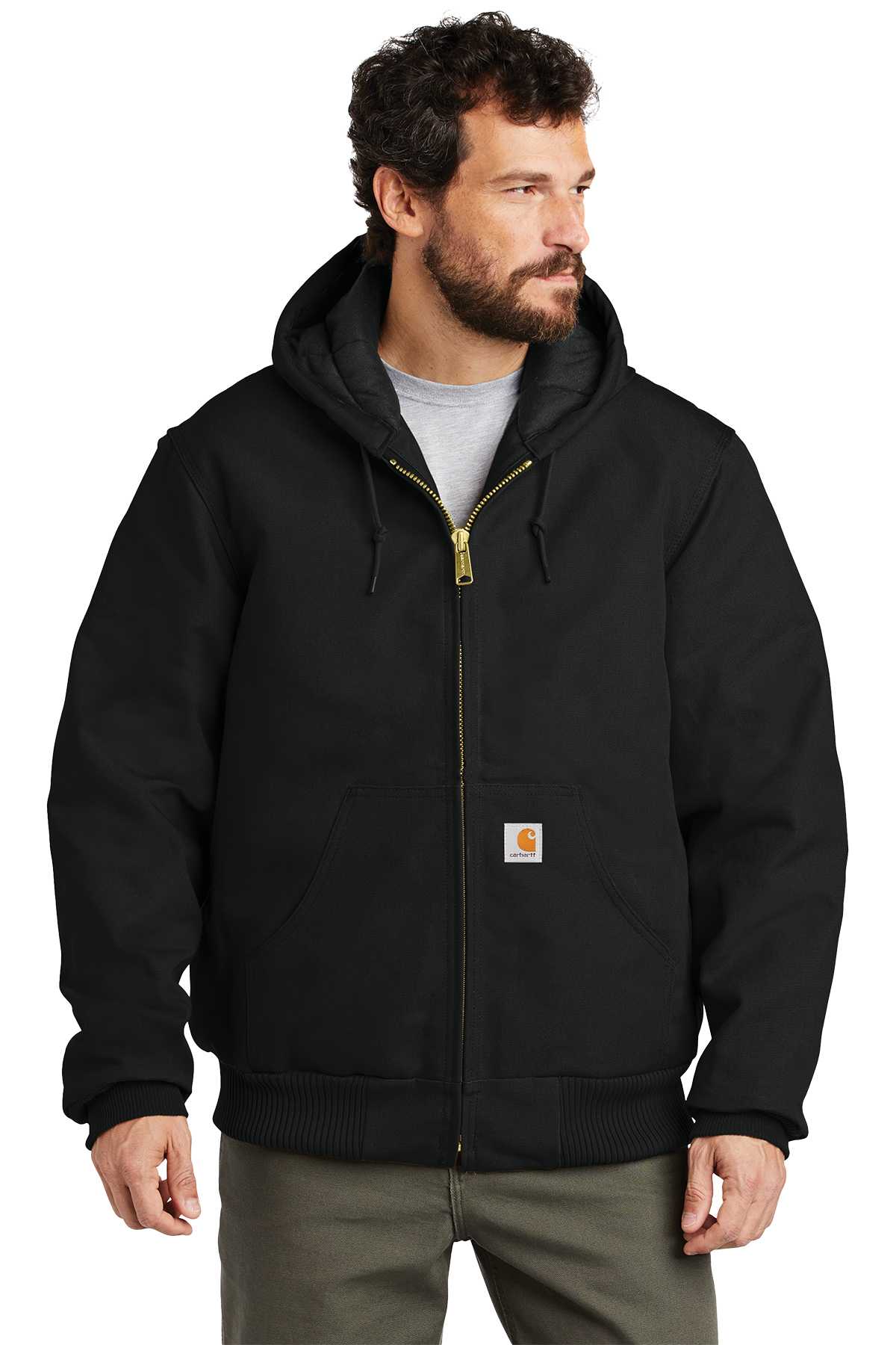 Carhartt  ®  Tall Quilted-Flannel-Lined Duck Active Jac. CTT106677