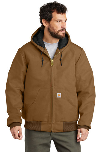 Carhartt  ®  Tall Quilted-Flannel-Lined Duck Active Jac. CTT106677