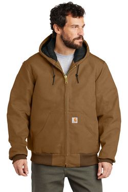 Carhartt ® Tall Quilted-Flannel-Lined Duck Active Jac. CTT106677 Carhartt ® Tall Quilted-Flannel-Lined Duck Active Jac. CTT106677