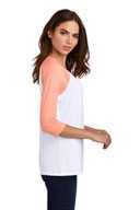 District ®  Women's Perfect Tri ®  3/4-Sleeve Raglan. DM136L