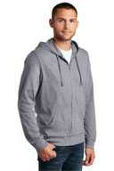 District ®  Jersey Full-Zip Hoodie. DT1100