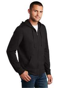 District ®  Jersey Full-Zip Hoodie. DT1100