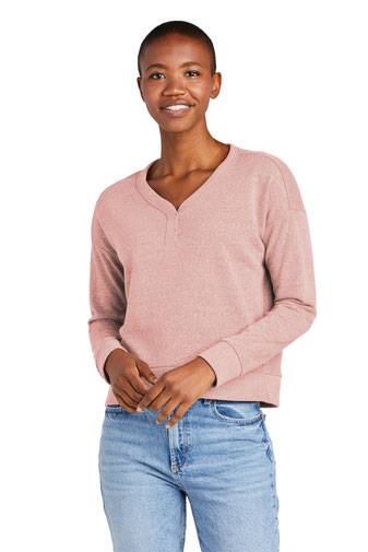 District ® Women's Perfect Tri ® Fleece V-Neck Sweatshirt DT1312 District ® Women's Perfect Tri ® Fleece V-Neck Sweatshirt DT1312