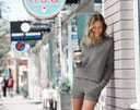 District ®  Women's Perfect Tri ®  Fleece V-Neck Sweatshirt DT1312