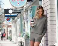 District ®  Women's Perfect Tri ®  Fleece V-Neck Sweatshirt DT1312