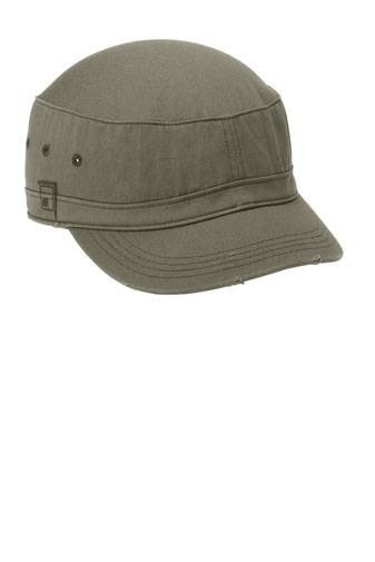 District ®  Distressed Military Hat.  DT605