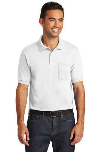 Port & Company ®  Core Blend Jersey Knit Pocket Polo. KP55P