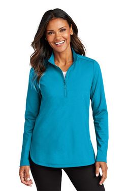 Port Authority ® Ladies C-FREE ® Double Knit 1/4-Zip LK880 Port Authority ® Ladies C-FREE ® Double Knit 1/4-Zip LK880