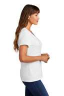 Port & Co  ®  Ladies Fan Favorite  ™  Blend V-Neck Tee. LPC455V