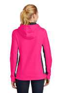 Sport-Tek ®  Ladies Sport-Wick ®  Fleece Colorblock Hooded Pullover. LST235