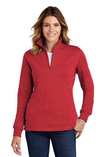 Sport-Tek ®  Ladies 1/4-Zip Sweatshirt. LST253