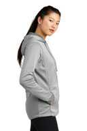 Sport-Tek  ®  Ladies PosiCharge  ®  Sport-Wick  ®  Heather Fleece Hooded Pullover. LS