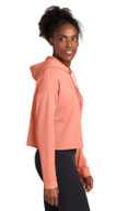 Sport-Tek  ®  Ladies PosiCharge  ®  Tri-Blend Wicking Fleece Crop Hooded Pullover LST298