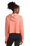 Sport-Tek  ®  Ladies PosiCharge  ®  Tri-Blend Wicking Fleece Crop Hooded Pullover LST298
