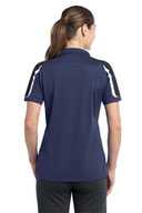 Sport-Tek ®  Ladies Tricolor Shoulder Micropique Sport-Wick ®  Polo. LST658