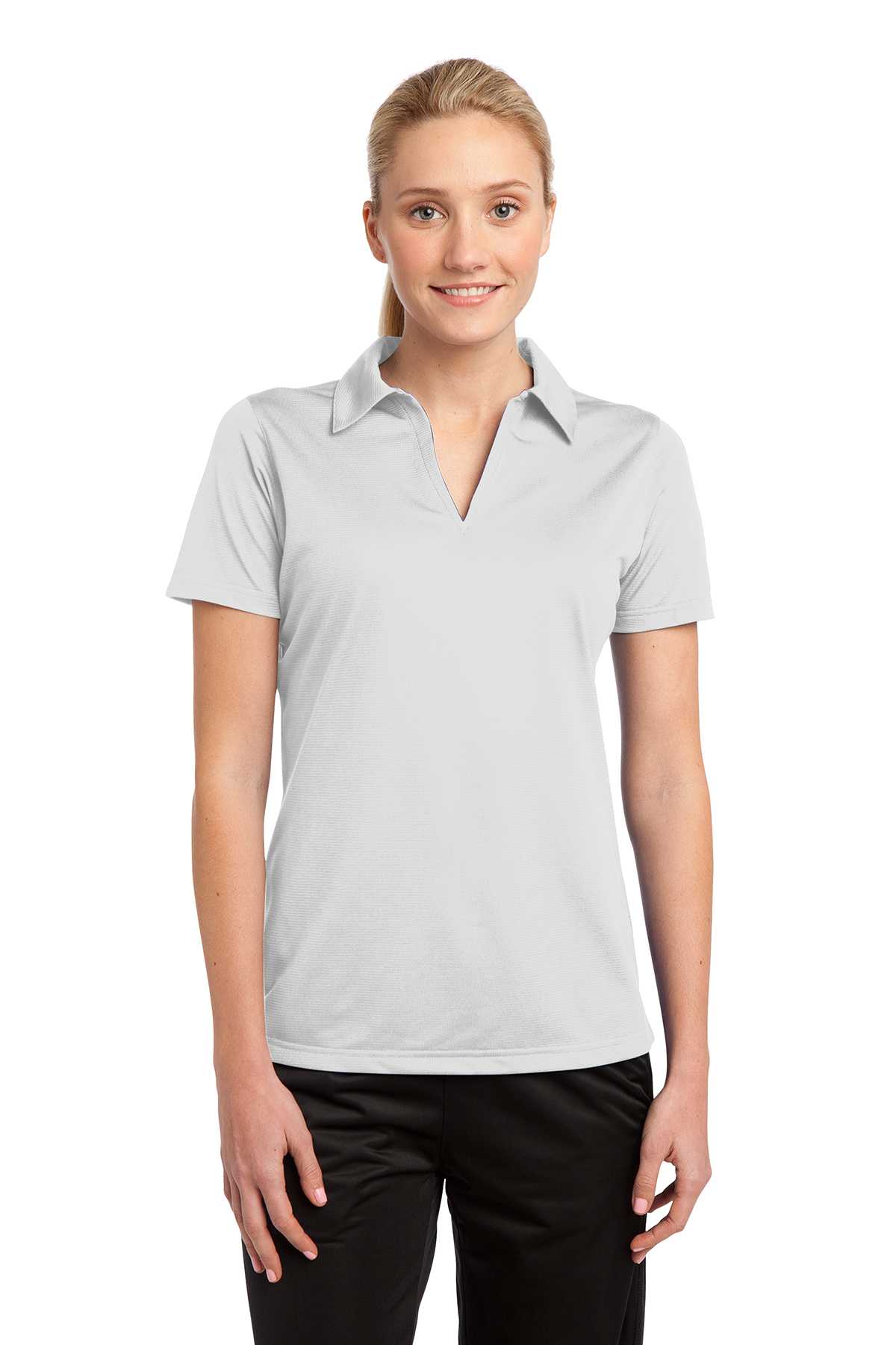 Sport-Tek ®  Ladies PosiCharge ®  Active Textured Polo. LST690