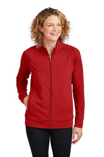 Sport-Tek ®  Ladies Sport-Wick ®  Stretch Full-Zip Cadet Jacket LST857