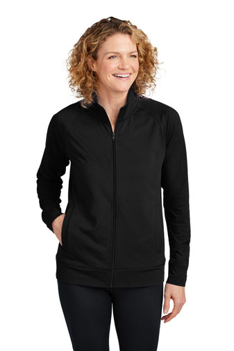 Sport-Tek ®  Ladies Sport-Wick ®  Stretch Full-Zip Cadet Jacket LST857