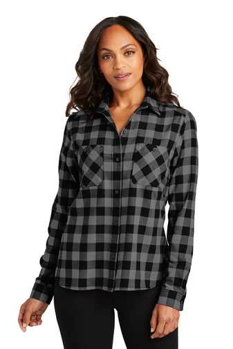 Port Authority ®  Ladies Plaid Flannel Shirt LW669
