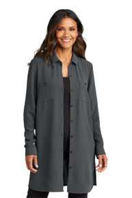 Port Authority ®  Ladies Textured Crepe Long Tunic LW715