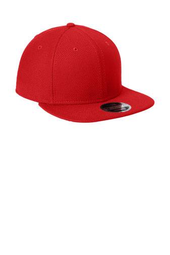 New Era  ®  Original Fit Diamond Era Flat Bill Snapback Cap. NE404