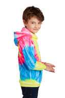 Port & Co ®  Youth Tie-Dye Pullover Hooded Sweatshirt. PC146Y