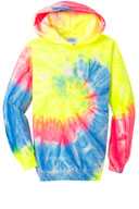 Port & Co ®  Youth Tie-Dye Pullover Hooded Sweatshirt. PC146Y