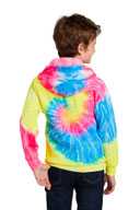 Port & Co ®  Youth Tie-Dye Pullover Hooded Sweatshirt. PC146Y