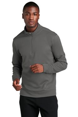 Port & Company ® Performance Fleece 1/4-Zip Pullover Sweatshirt. PC590Q Port & Company ® Performance Fleece 1/4-Zip Pullover Sweatshirt. PC590Q