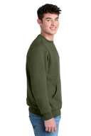 Port & Co ®  Core Fleece Crewneck Pocket Sweatshirt PC78PKT