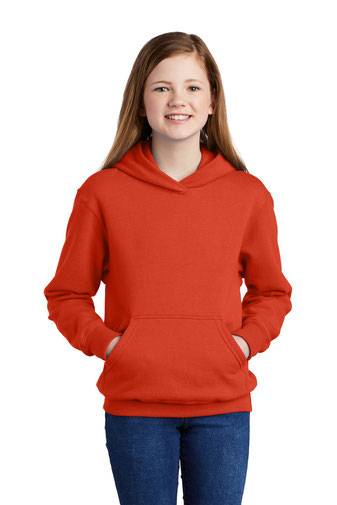 Port & Company ®  - Youth Core Fleece Pullover Hooded Sweatshirt.  PC90YH